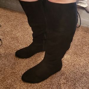 Torrid knee High swade wide calf boots
